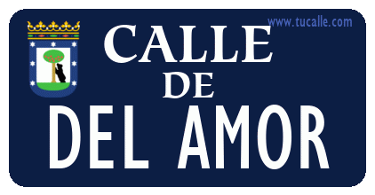 cartel_de_calle-de-del Amor_en_madrid_antiguo